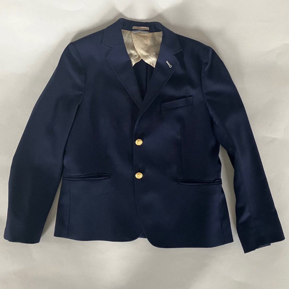 Blazer by GANT in navy blue light wool